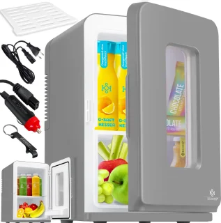 KESSER® Mini Koelkast 15L Tafelmodel Donkergrijs
