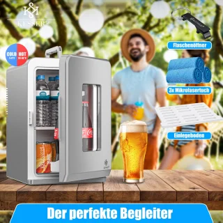 KESSER® Mini Koelkast 15L Tafelmodel Donkergrijs