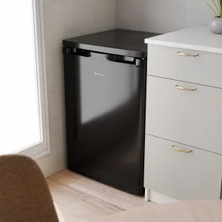 KitchenBrothers Koelkast 127L Tafelmodel Zwart