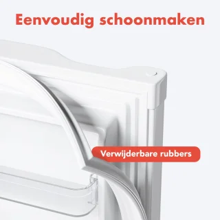 KitchenBrothers Koelkast 81L Tafelmodel Wit