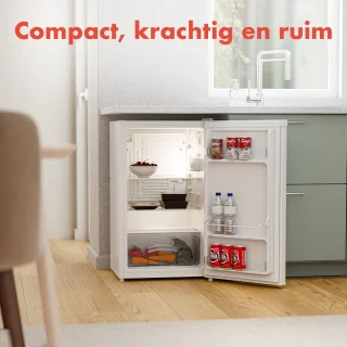 KitchenBrothers Koelkast 88L Tafelmodel Wit