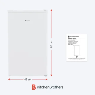 KitchenBrothers Koelkast 88L Tafelmodel Wit
