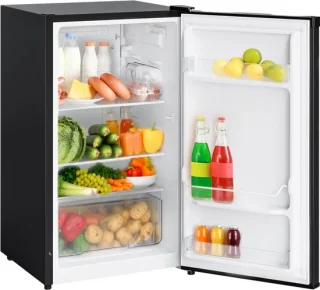 KitchenBrothers Koelkast 88L Tafelmodel Zwart