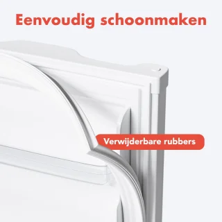 KitchenBrothers Koelkast 88L Vrijstaand Wit