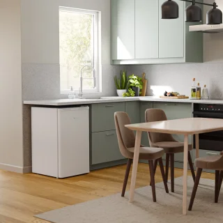 KitchenBrothers Koelkast 88L Vrijstaand Wit