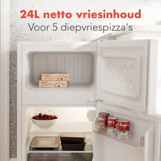 KitchenBrothers Koelvriescombinatie 85L Wit