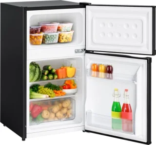 KitchenBrothers Koelvriescombinatie 85L Zwart