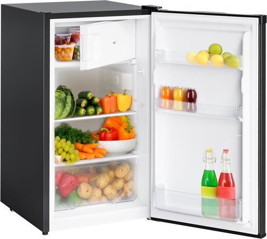 KitchenBrothers Koelvriescombinatie 88L Zwart