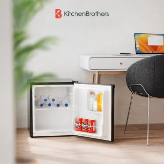 KitchenBrothers Mini Koelkast 40L Vrijstaand Zwart