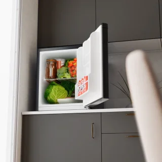 KitchenBrothers Mini Koelkast 40L Vrijstaand Zwart