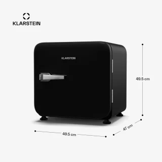 Klarstein Audrey Evo 43L Mini Kühlschrank Schwarz