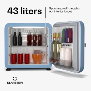 Klarstein Audrey Evo 43L Mini Kühlschrank Weiß