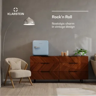 Klarstein Audrey Evo 43L Mini Kühlschrank Weiß