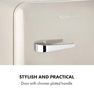 Klarstein Audrey Mini 2-in-1 Mini koelkast 37L Crème