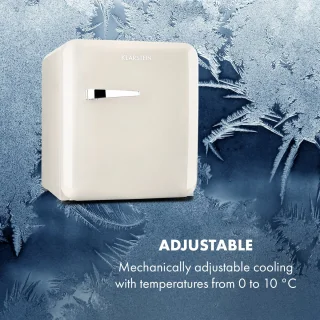 Klarstein Audrey Mini 2-in-1 Mini koelkast 37L Crème