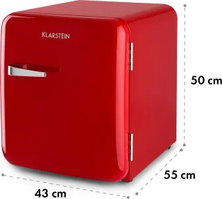 Klarstein Audrey Mini 2-in-1 Mini koelkast 37L Rood