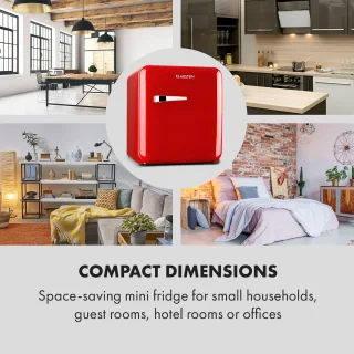 Klarstein Audrey Mini 2-in-1 Mini koelkast 37L Rood