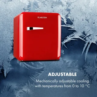 Klarstein Audrey Mini 2-in-1 Mini koelkast 37L Rood