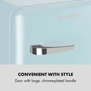 Klarstein Audrey Mini Retro Koelkast 48L Blauw