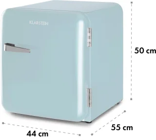 Klarstein Audrey Mini Retro Koelkast 48L Blauw