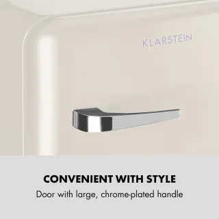 Klarstein Audrey Mini retro koelkast 48L crème