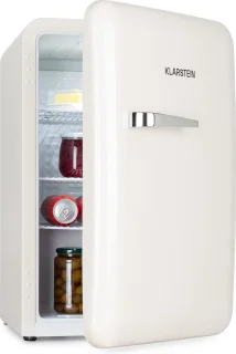 Klarstein Audrey Mini Retro Mini koelkast 70L crème