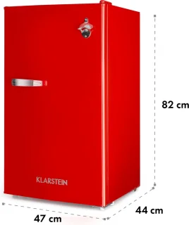 Klarstein Beercracker Koelkast Rood 91L