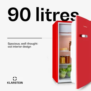 Klarstein Beercracker Koelkast Rood 91L