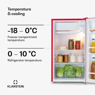 Klarstein Beercracker Koelkast Rood 91L