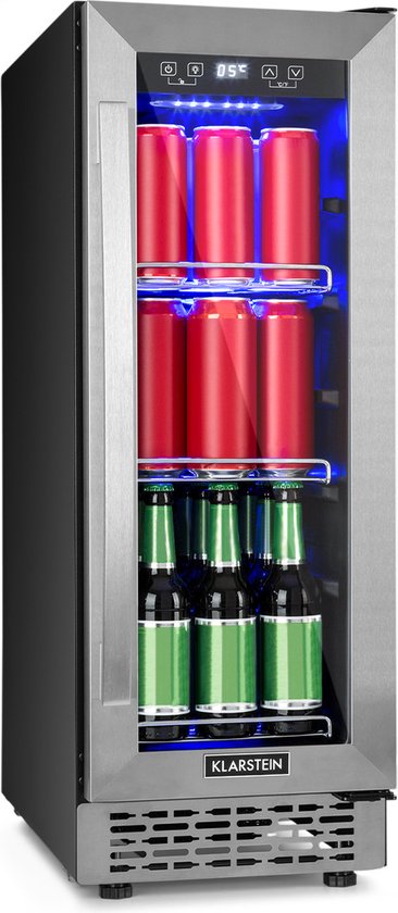 Klarstein Beerlager 56 Drankkoelkast 56L Zilver