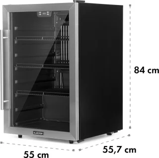 Klarstein Beersafe 5XL drankkoelkast 148L roestvrij staal