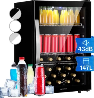 Klarstein Beersafe 5XL Onyx Drankkoelkast 148L