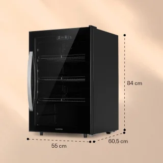 Klarstein Beersafe 5XL Onyx Drankkoelkast 148L
