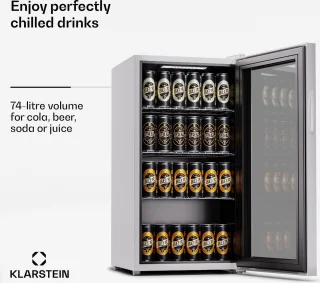 Klarstein Beersafe 74 Slim Drankkoelkast Quartz