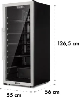 Klarstein Beersafe 7XL Drankkoelkast 242L Roestvrijstaal