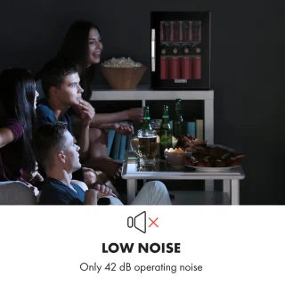 Klarstein Beersafe MOnyx vrijstaande koelkas 33L zwart