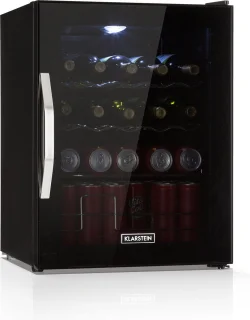 Klarstein Beersafe XL Onyx Vrijstaande Koelkast 60L Zwart