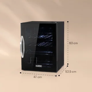 Klarstein Beersafe XL Onyx Vrijstaande Koelkast 60L Zwart