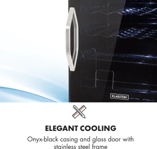 Klarstein Beersafe XL Onyx Vrijstaande Koelkast 60L Zwart