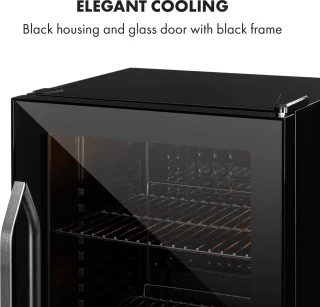 Klarstein Beersafe XXL Onyx Koelkast 80L Zwart