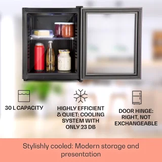 Klarstein Brooklyn 32 Minibar Mini Koelkast Zwart