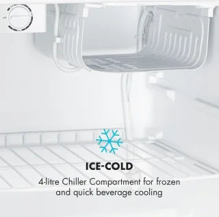 Klarstein Cool Kid Mini-Koelkast 65L Zilvergrijs