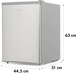 Klarstein Cool Kid Mini-Koelkast 65L Zilvergrijs