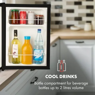 Klarstein Cool Kid Mini-Koelkast 65L Zwart
