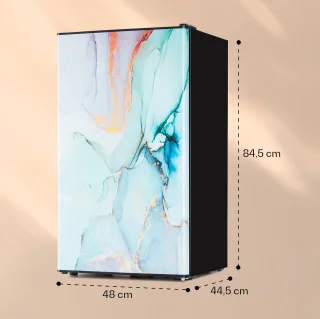 Klarstein Coolart 79L Koelvriescombinatie Zwart