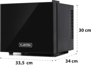Klarstein Frosty Vrijstaande mini-koelkast 10 L Zwart
