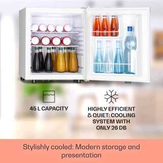 Klarstein Happy Hour 45 Mini-koelkast Wit 45L