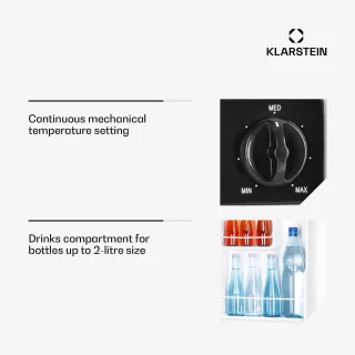 Klarstein Happy Hour 45 Mini-koelkast Wit 45L