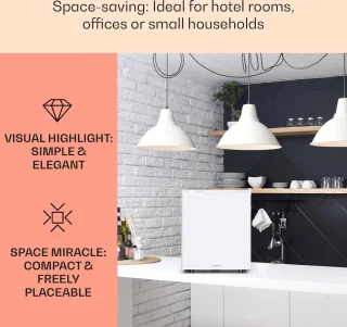 Klarstein Happy Hour 45 Mini-koelkast Wit 45L