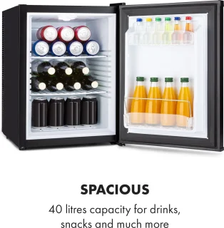 Klarstein Happy Hour Minibar Minikoelkast 40L Zwart